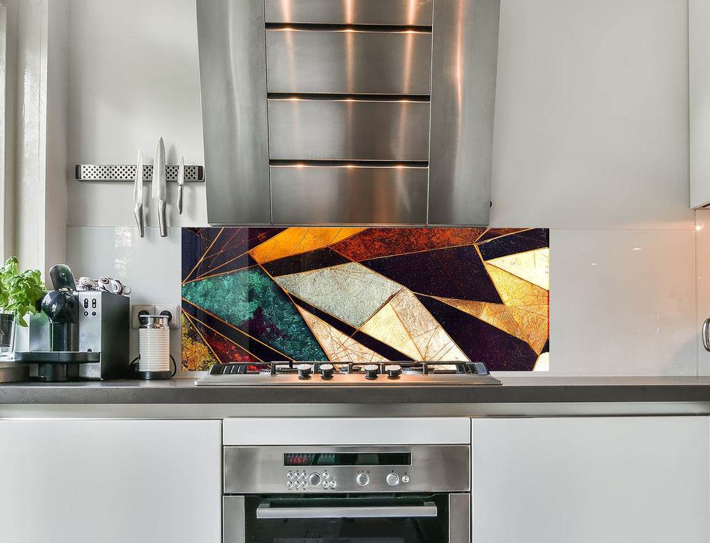 a stove top oven sitting inside of a kitchen