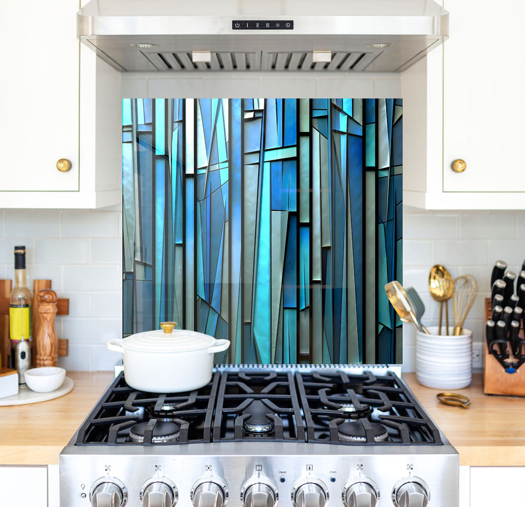 a stove top oven sitting inside of a kitchen