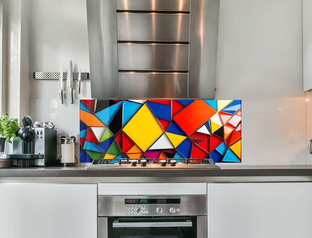 a stove top oven sitting inside of a kitchen