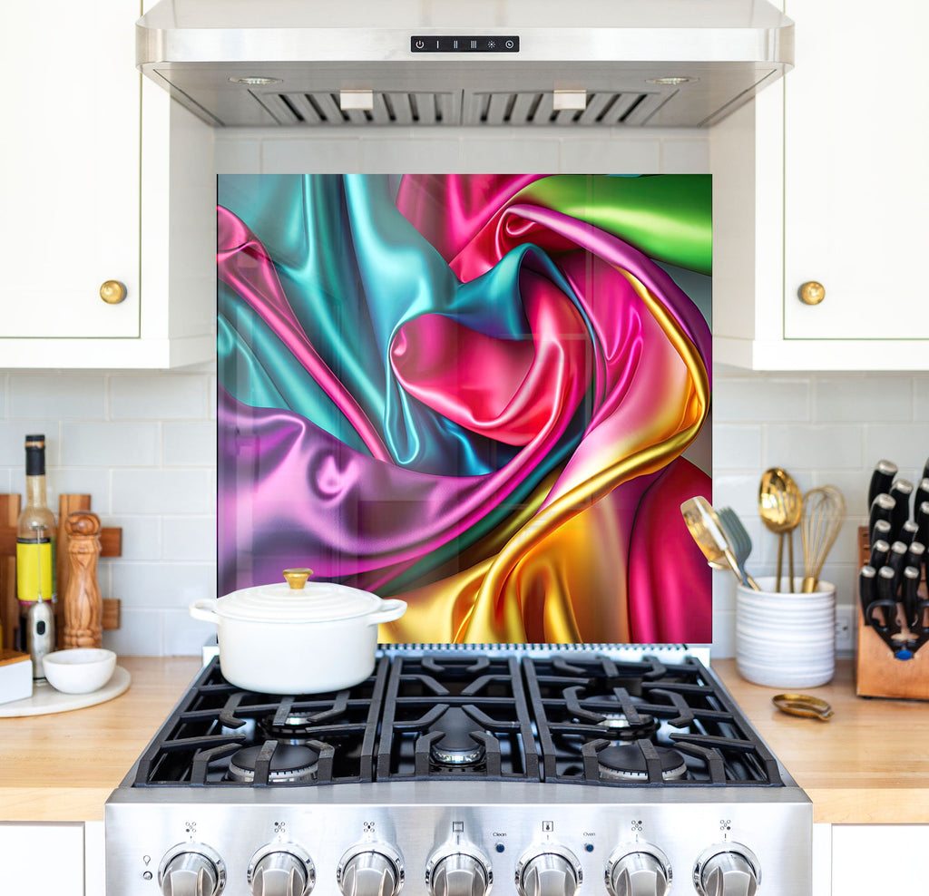 a stove top oven sitting inside of a kitchen