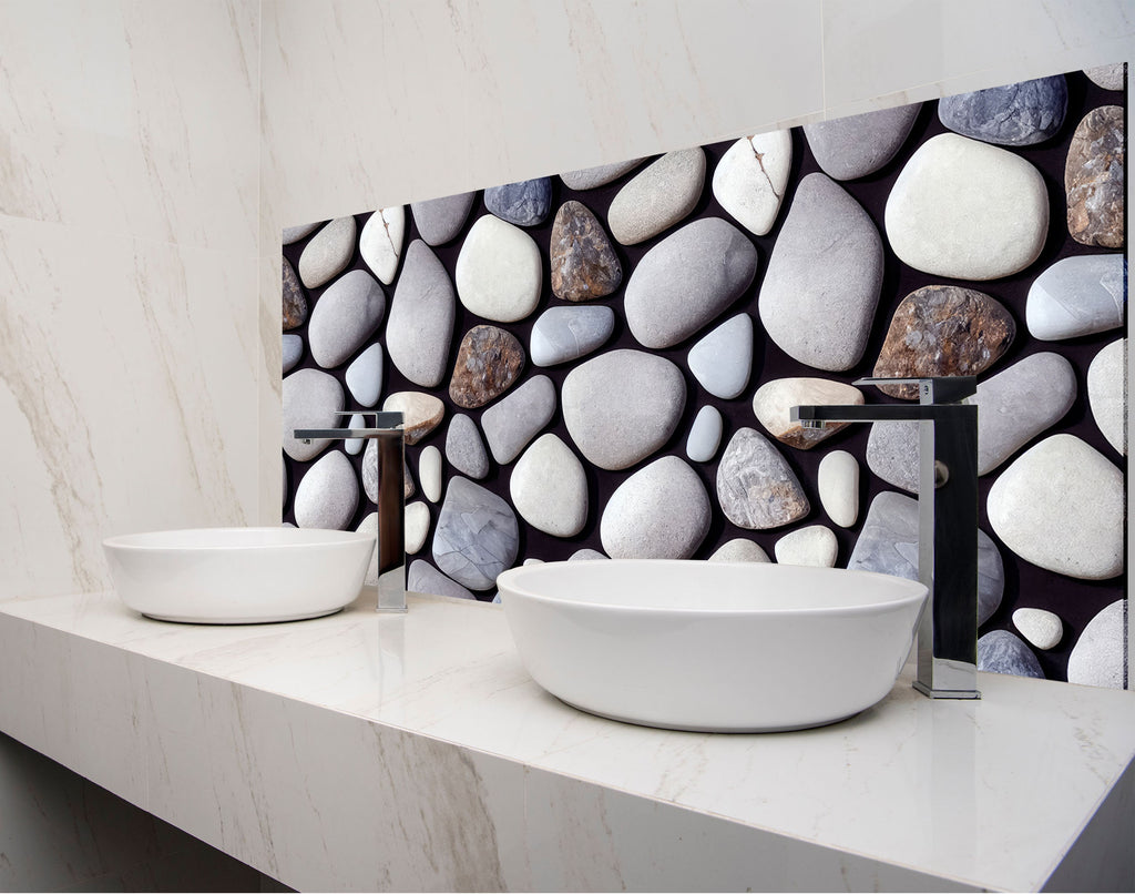 a couple of white bowls sitting on top of a counter