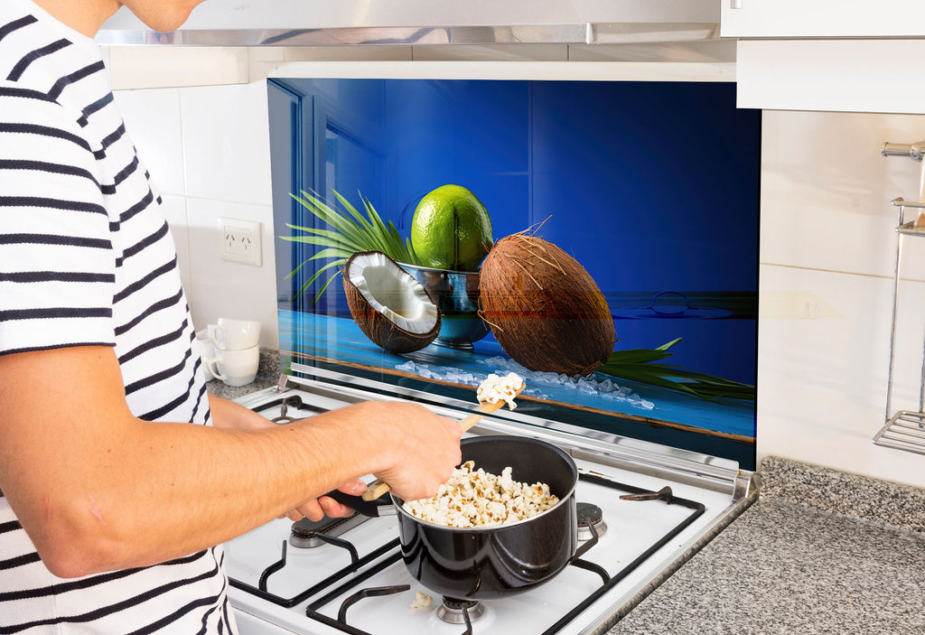 a man is cooking food on the stove