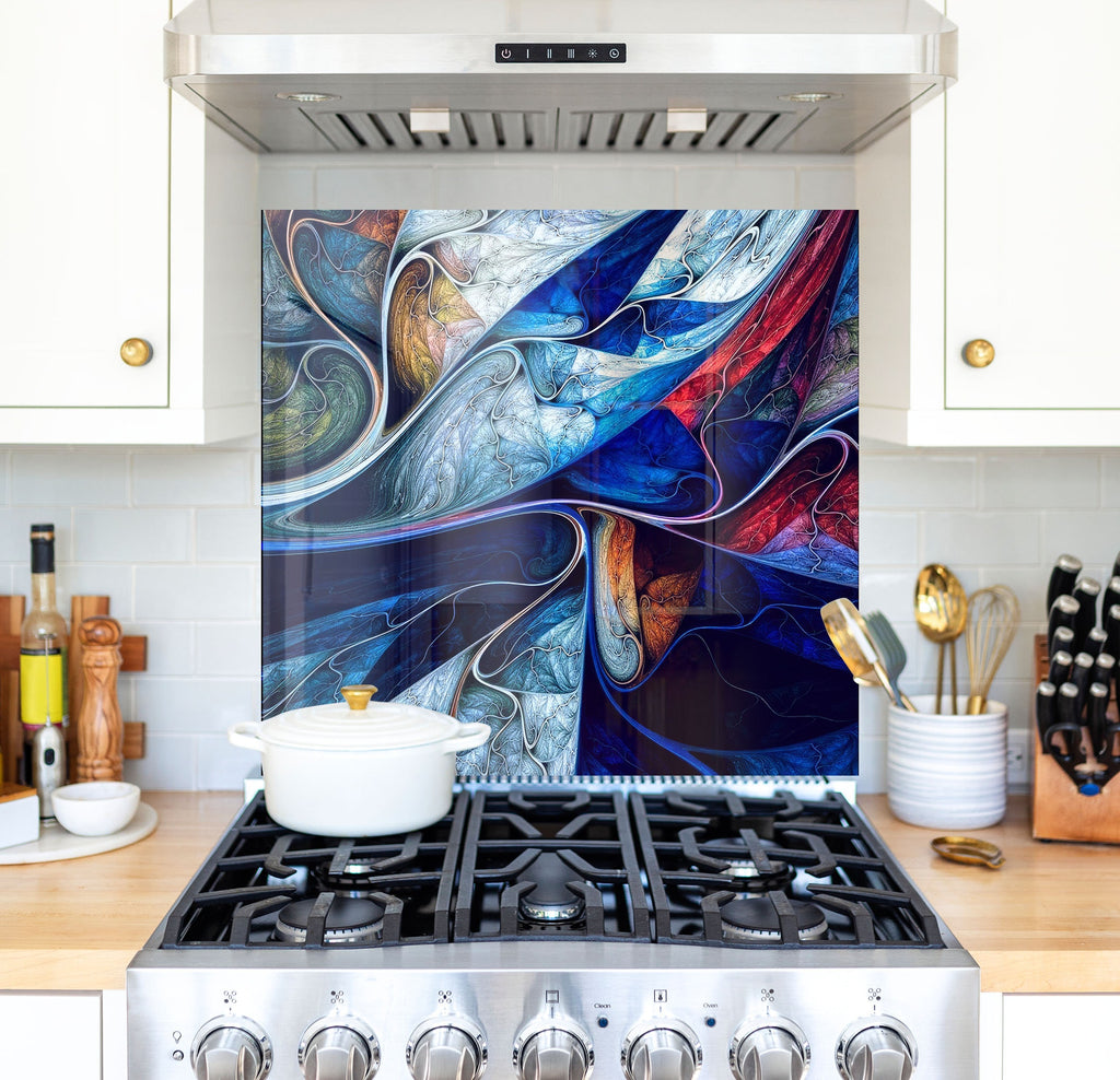 a stove top oven sitting inside of a kitchen