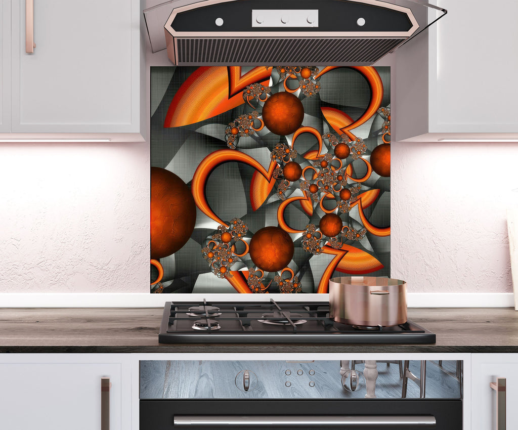 a stove top oven sitting inside of a kitchen