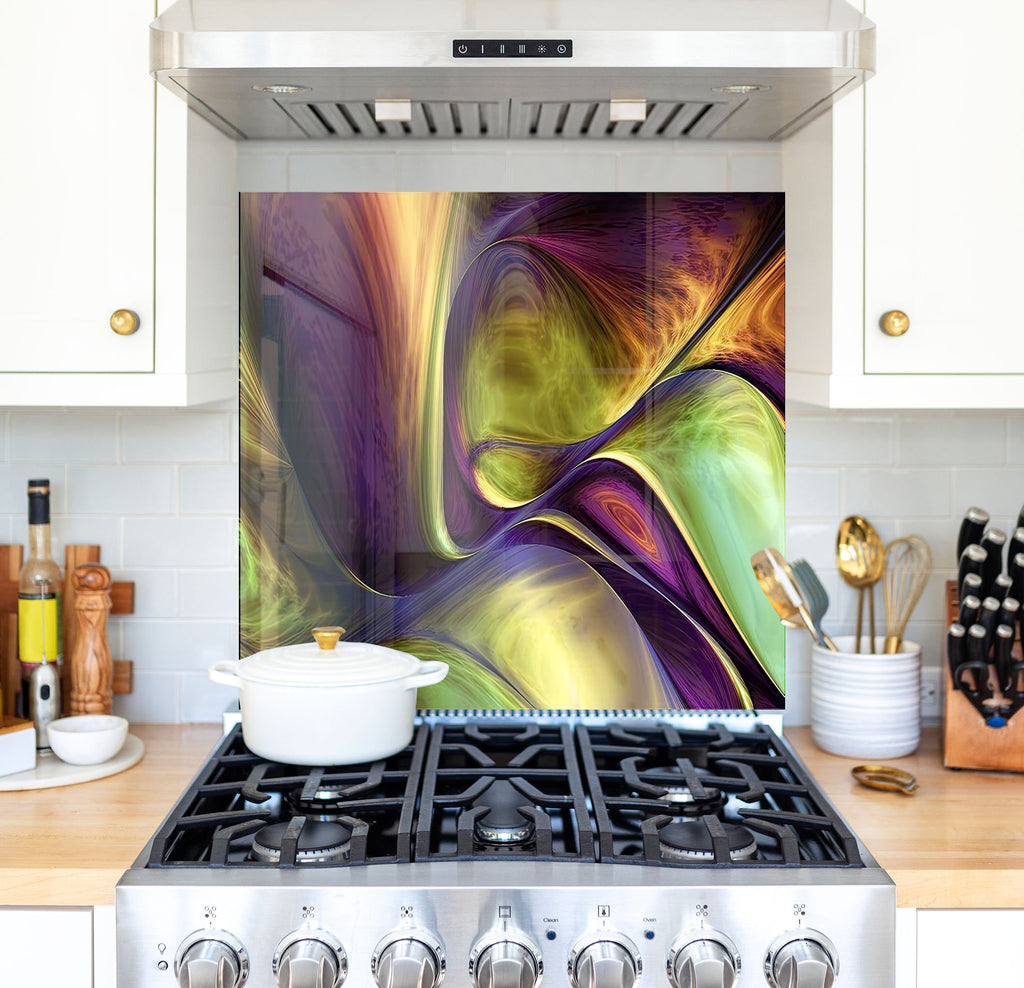 a stove top oven sitting inside of a kitchen