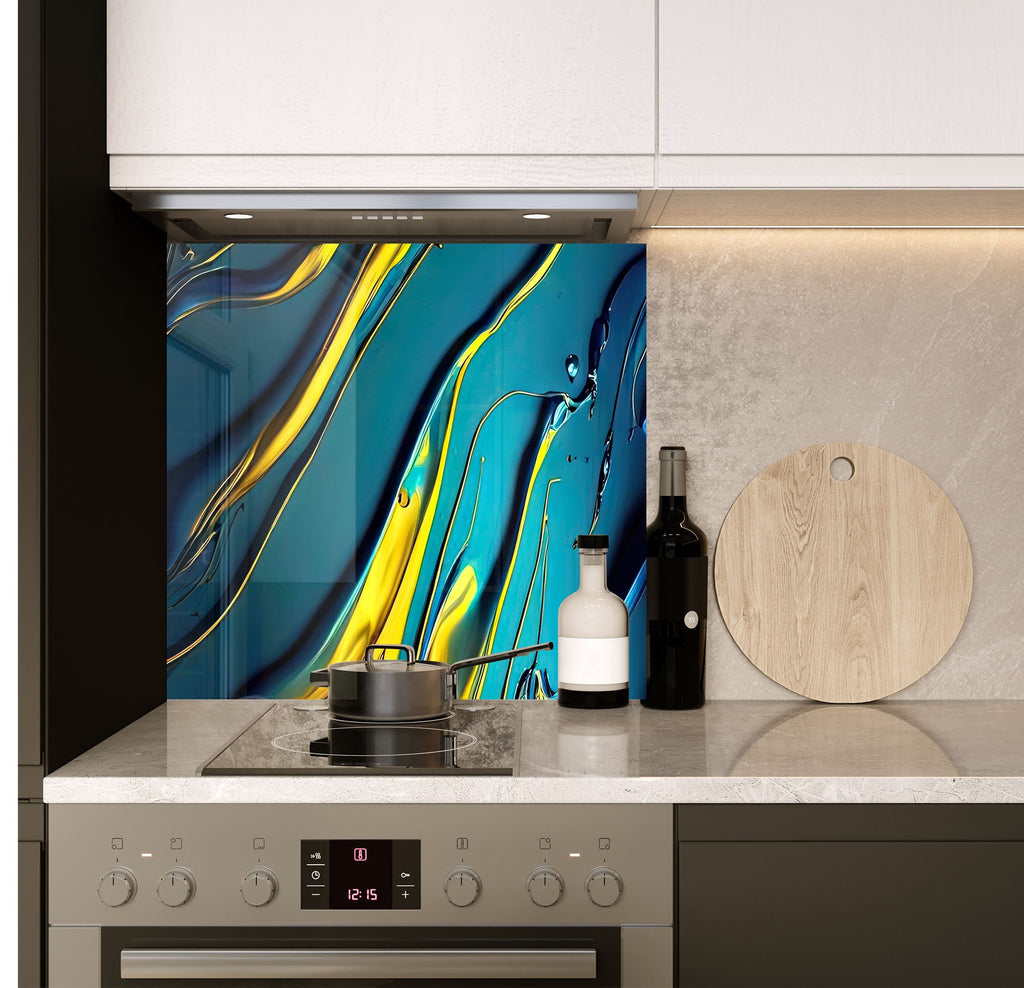 a stove top oven sitting inside of a kitchen