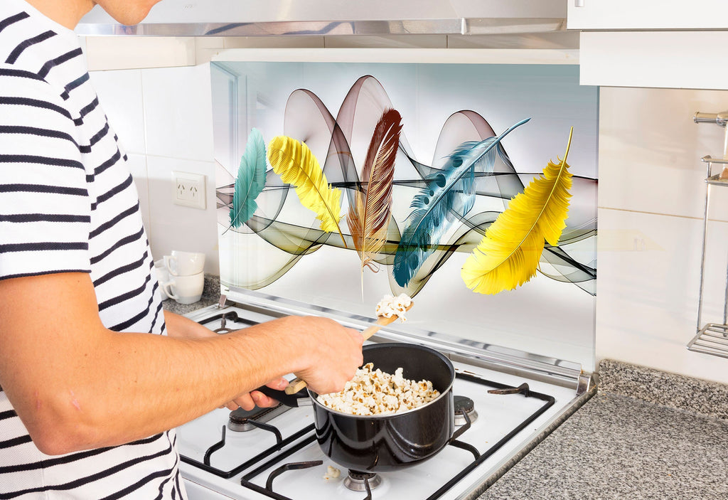 a man is cooking food on the stove