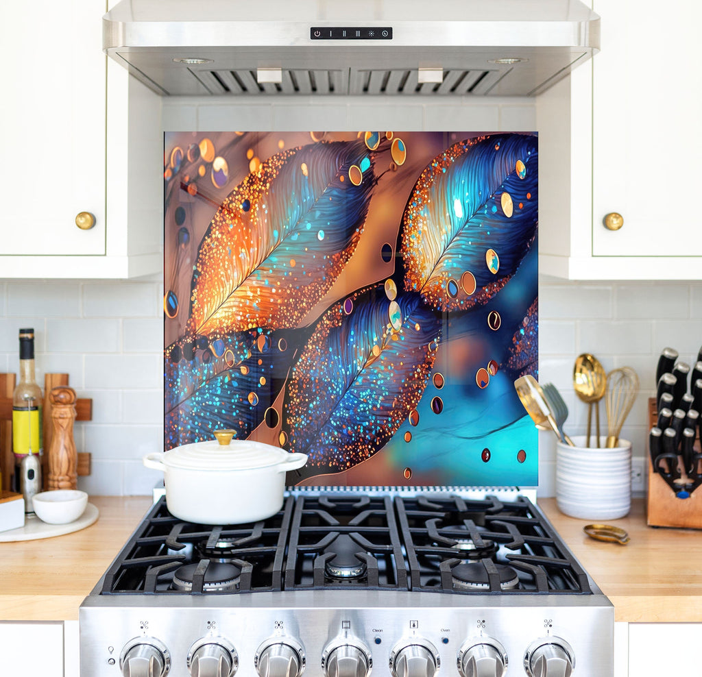 a stove top oven sitting inside of a kitchen