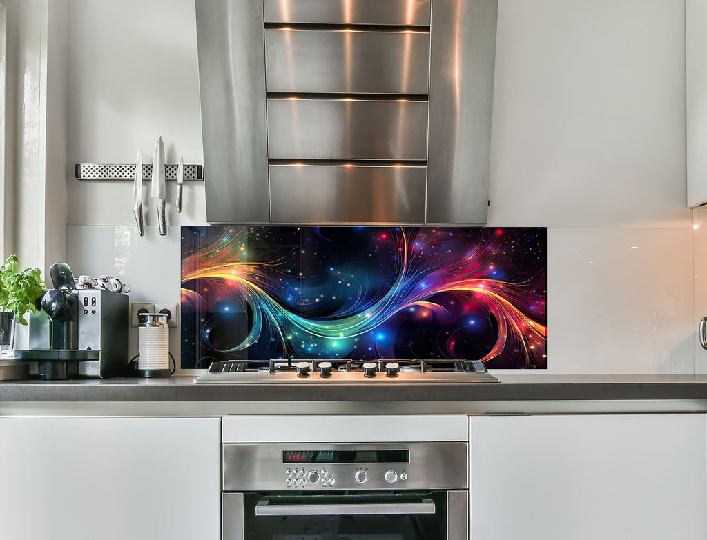 a stove top oven sitting inside of a kitchen