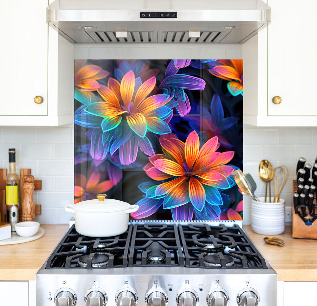 a stove top oven sitting inside of a kitchen