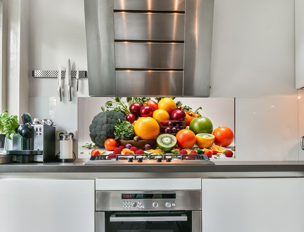 a stove top oven sitting inside of a kitchen