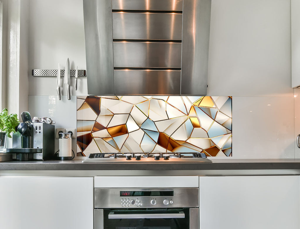 a stove top oven sitting inside of a kitchen