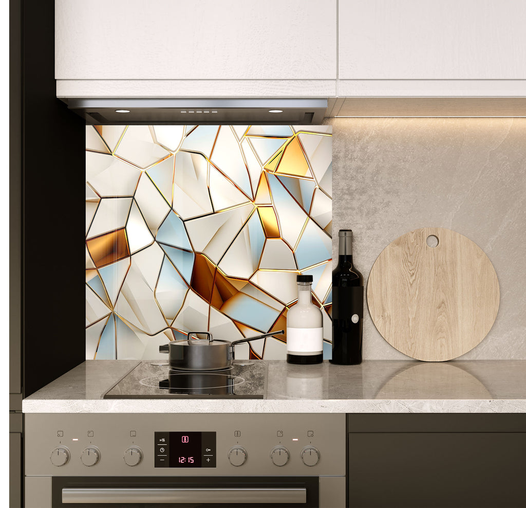 a stove top oven sitting inside of a kitchen