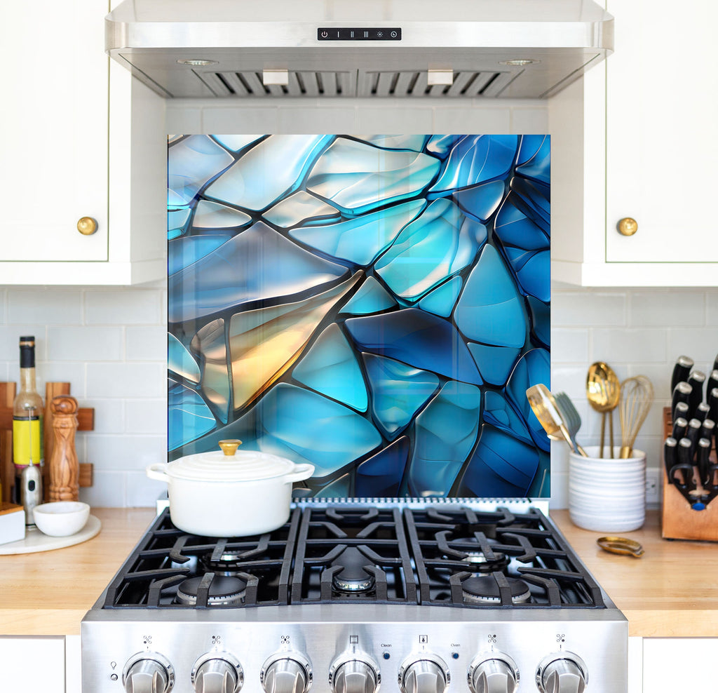 a stove top oven sitting inside of a kitchen