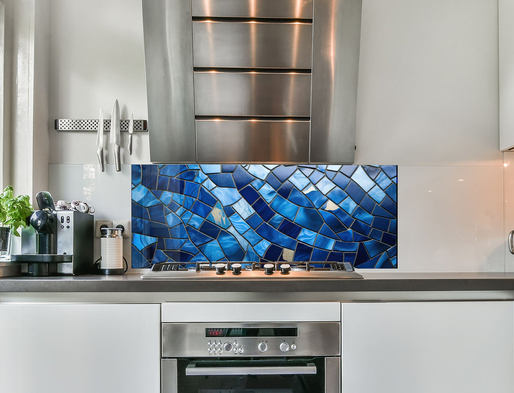 a stove top oven sitting inside of a kitchen