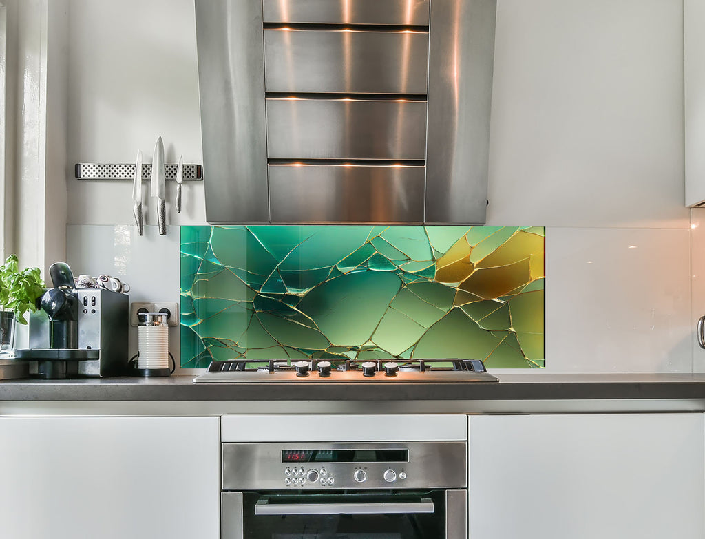 a stove top oven sitting inside of a kitchen