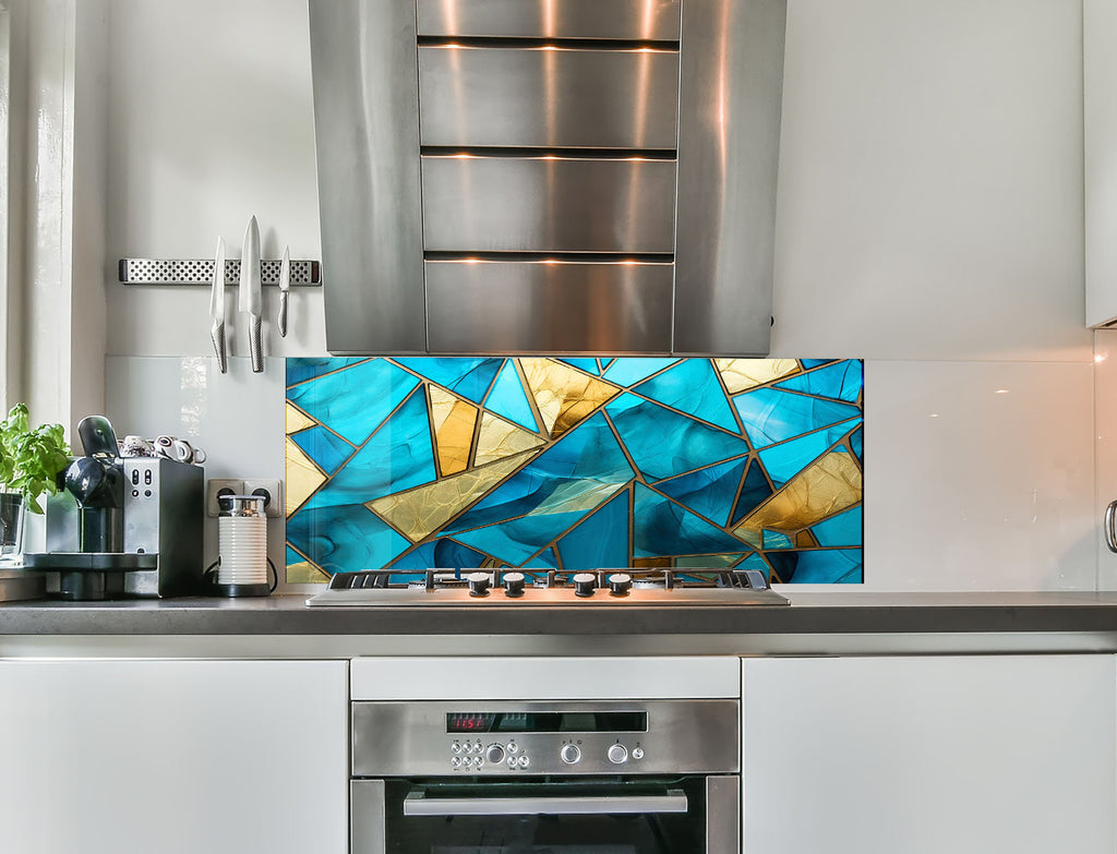 a stove top oven sitting inside of a kitchen