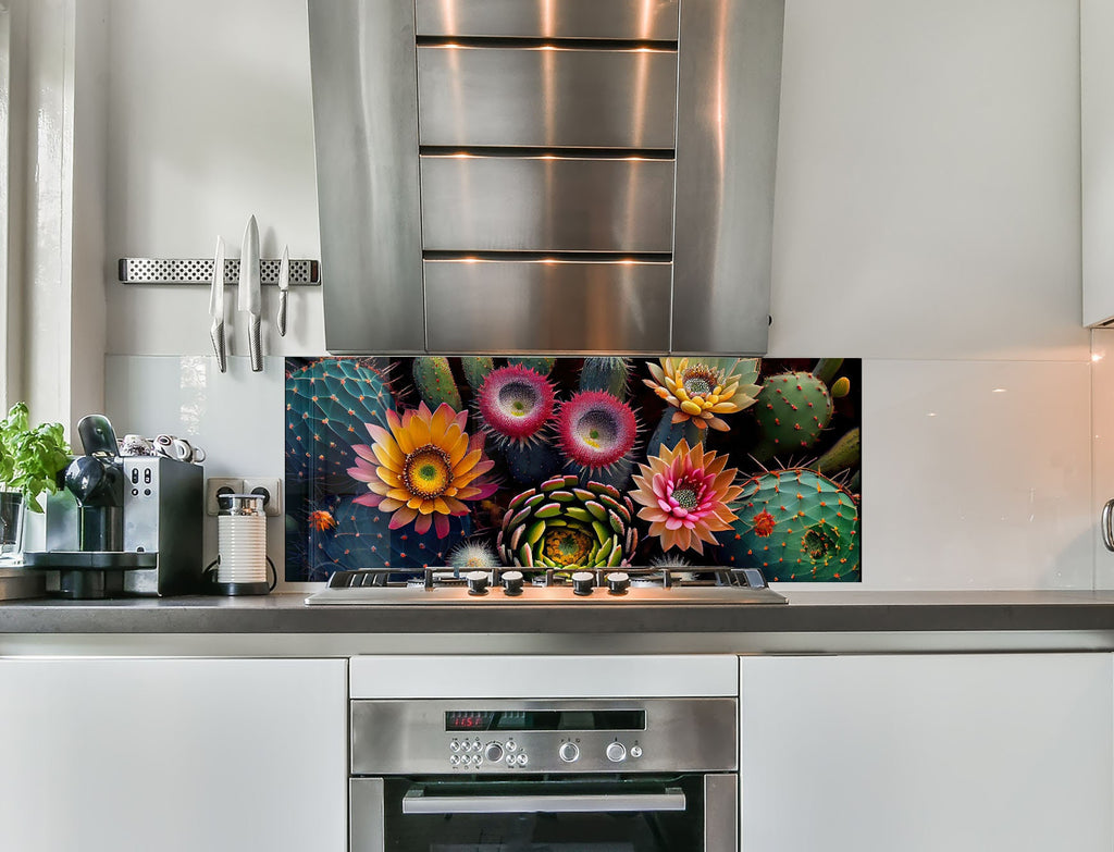 a stove top oven sitting inside of a kitchen