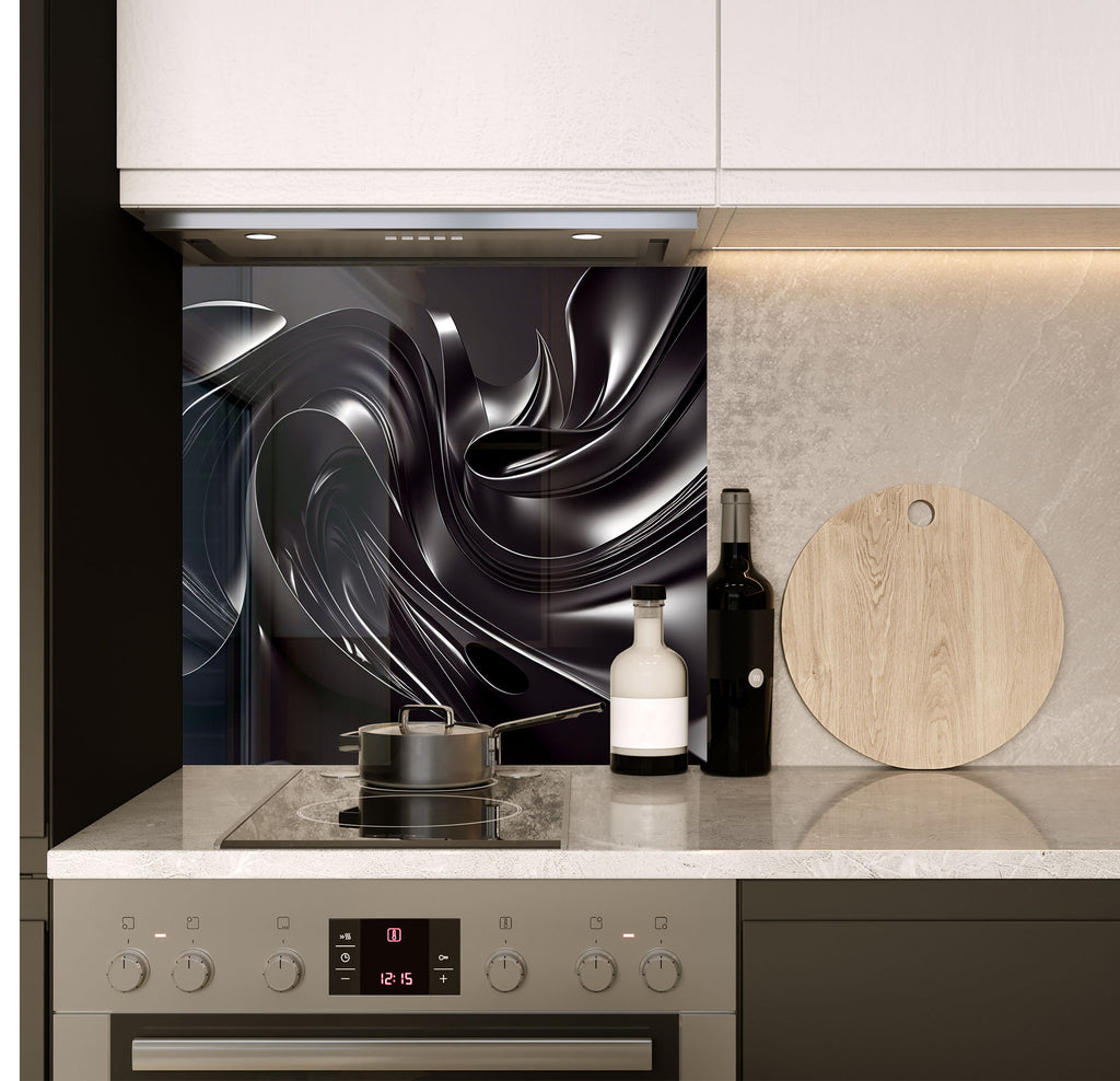 a stove top oven sitting inside of a kitchen