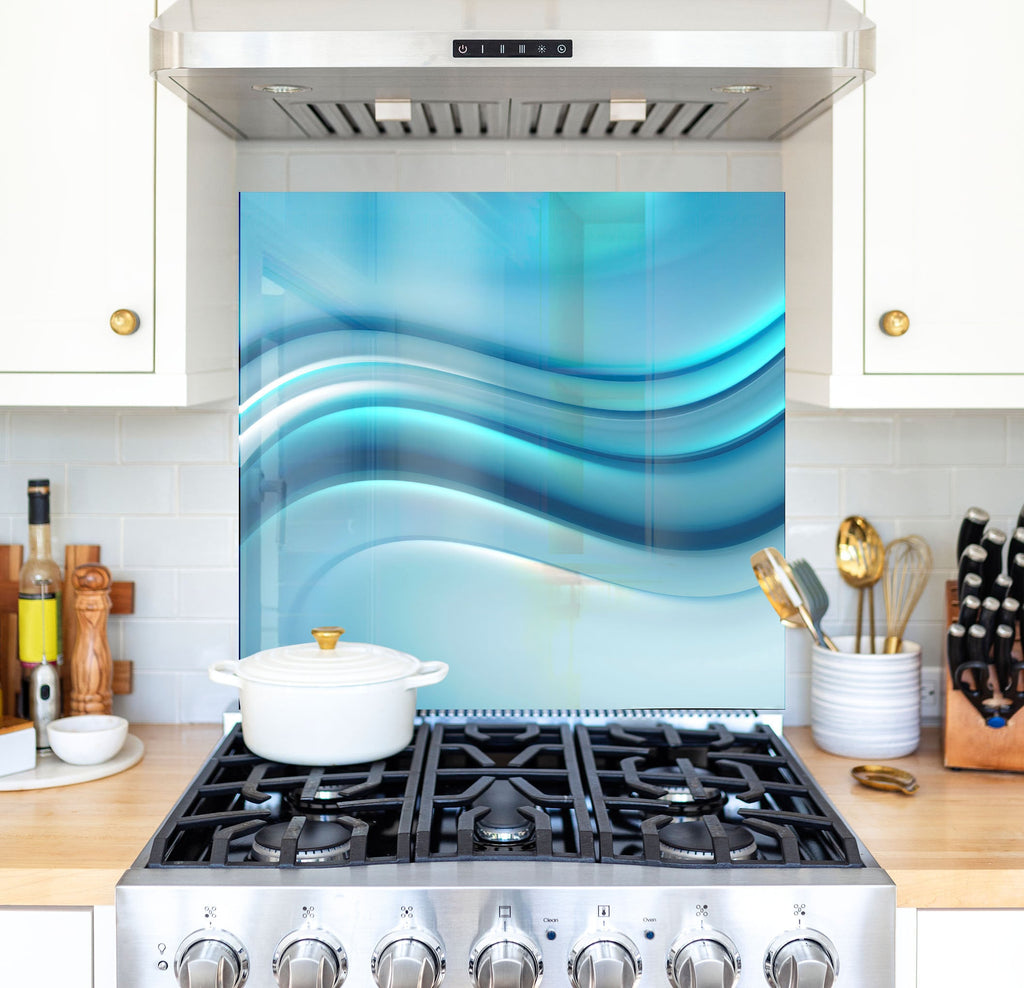 a stove top oven sitting inside of a kitchen