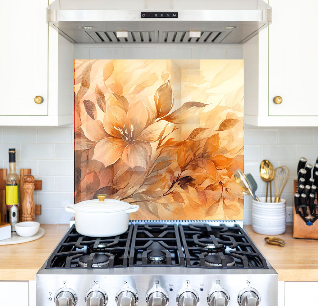 a stove top oven sitting inside of a kitchen