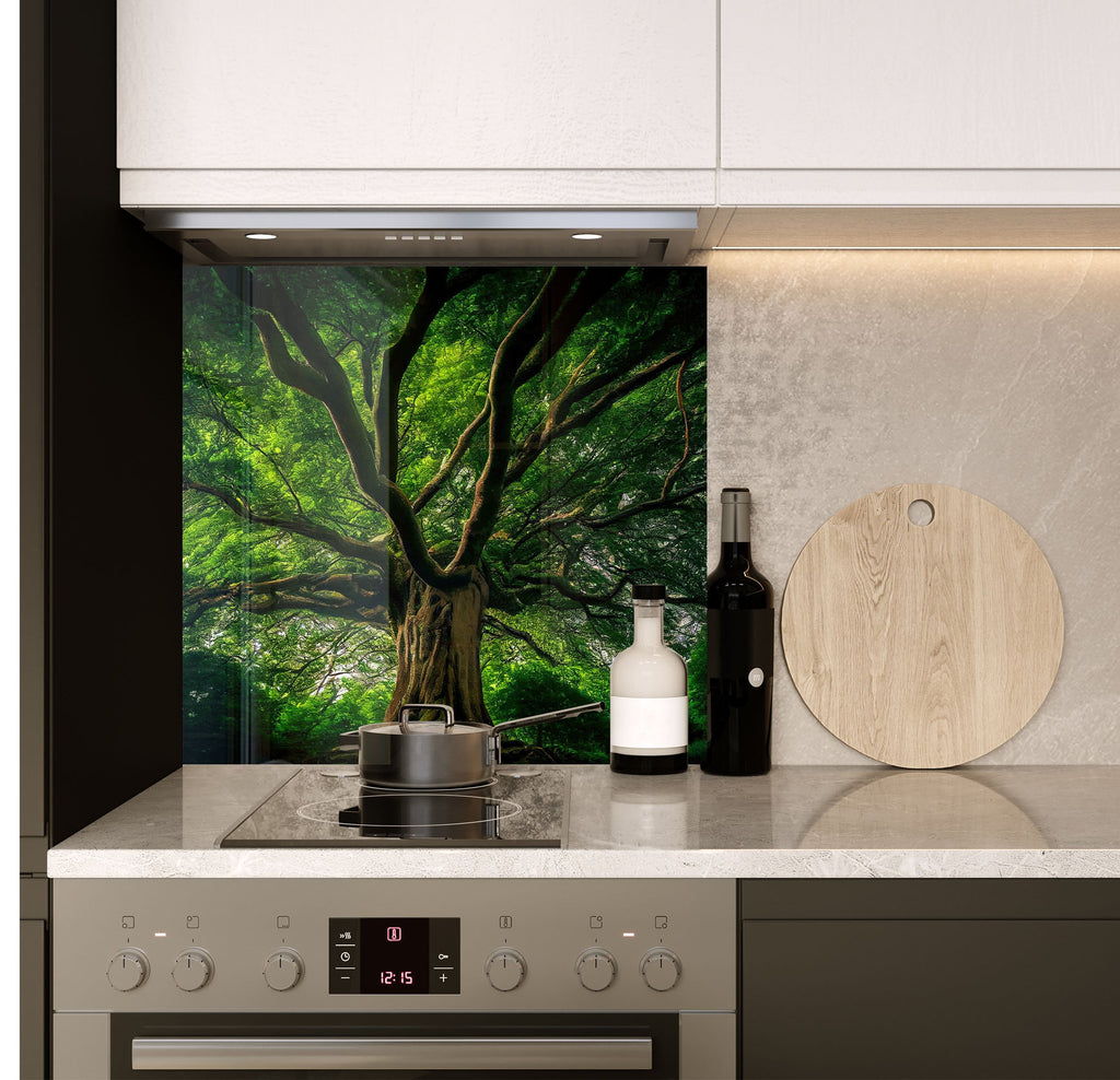 a stove top oven sitting inside of a kitchen