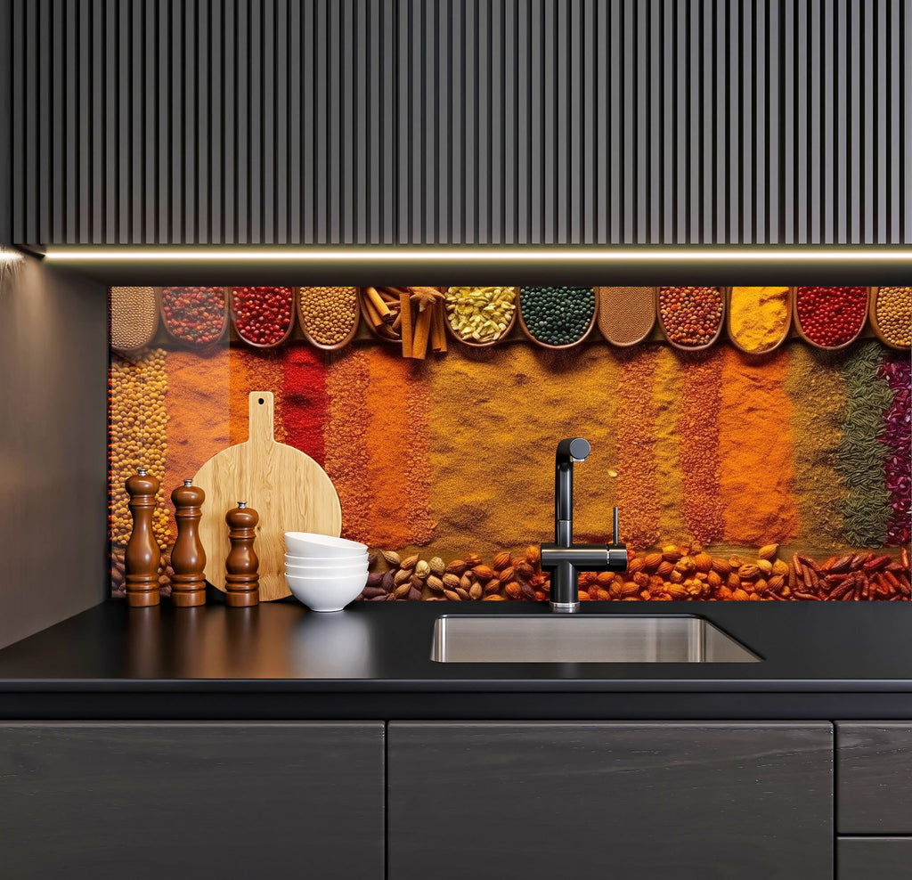 a kitchen counter with a sink and a counter top