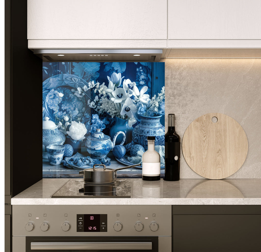 a stove top oven sitting inside of a kitchen