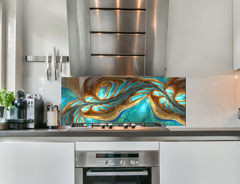 a stove top oven sitting inside of a kitchen