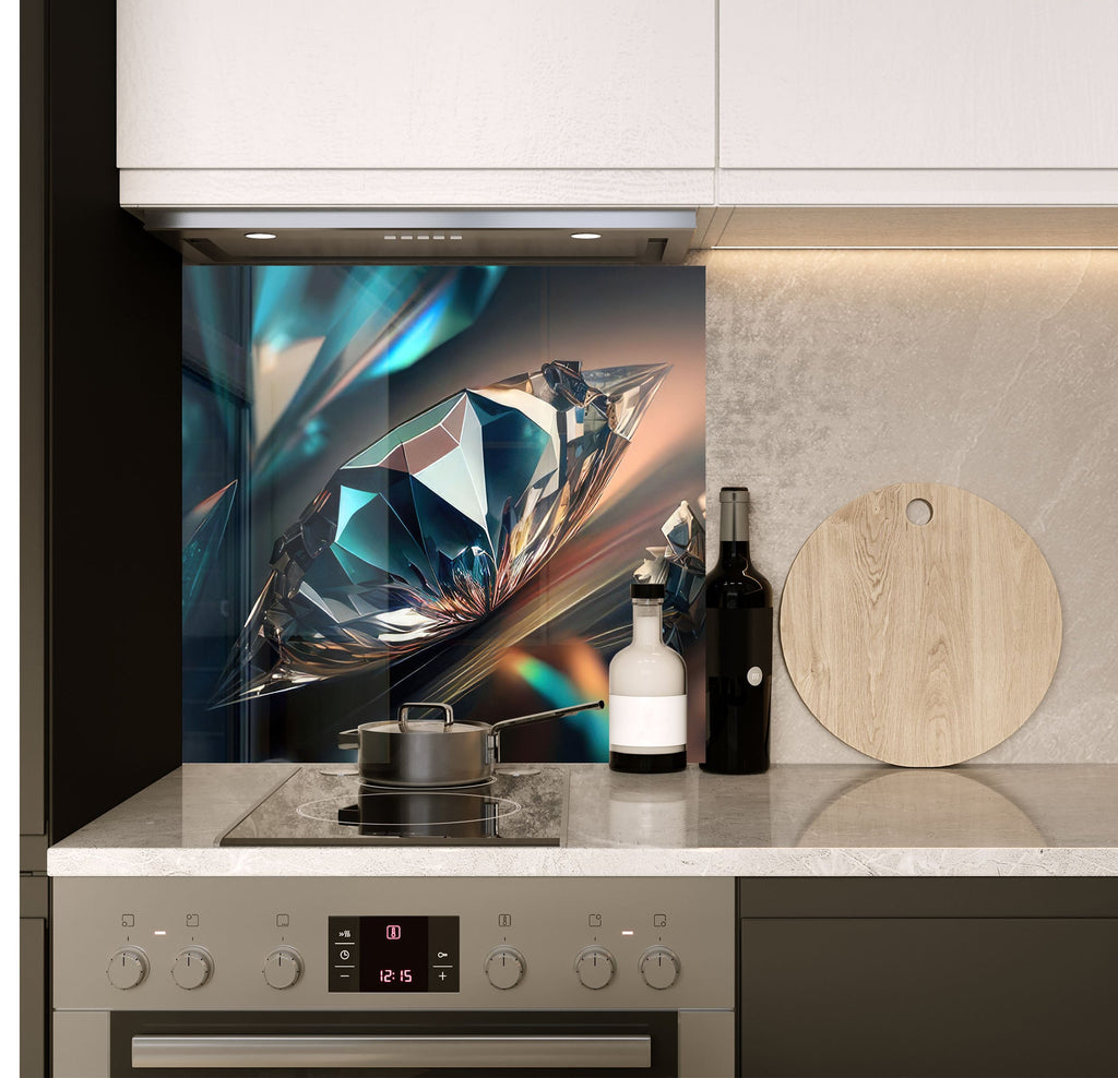 a stove top oven sitting inside of a kitchen