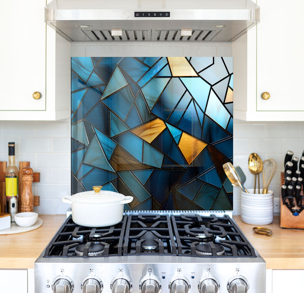 a stove top oven sitting inside of a kitchen