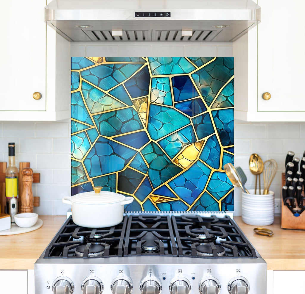 a stove top oven sitting inside of a kitchen