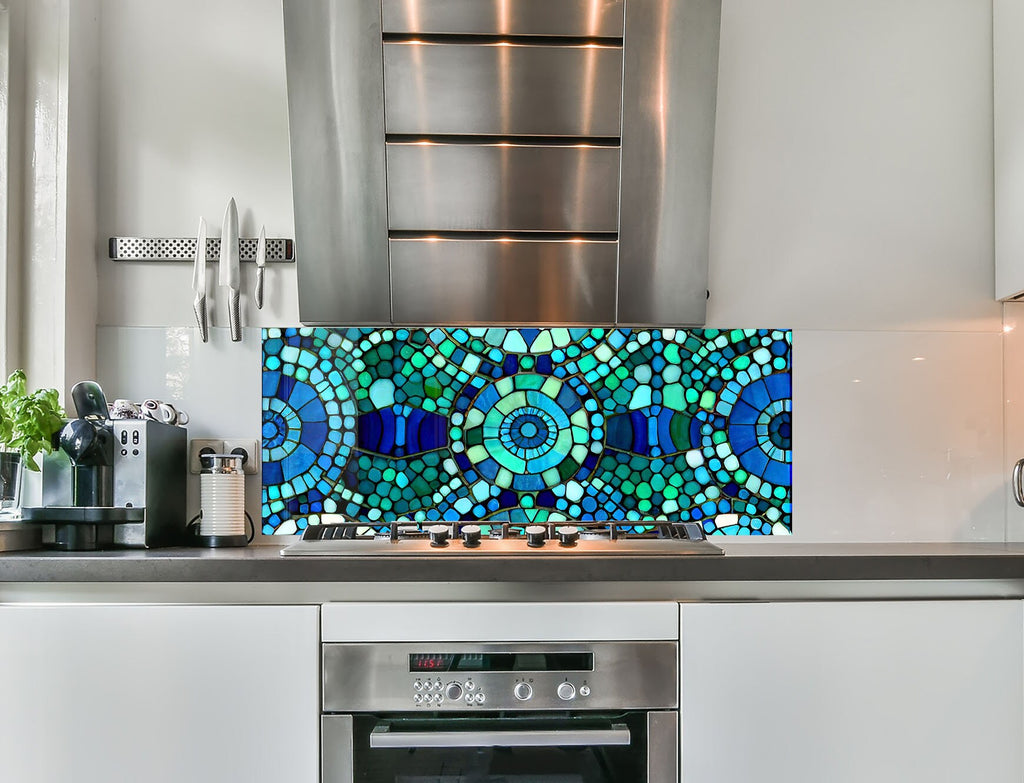 a stove top oven sitting inside of a kitchen