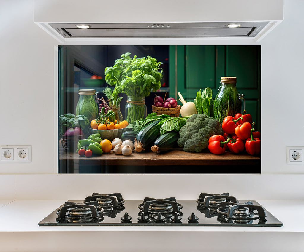 a picture of vegetables on a stove top