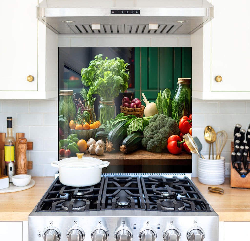 a stove top oven sitting inside of a kitchen