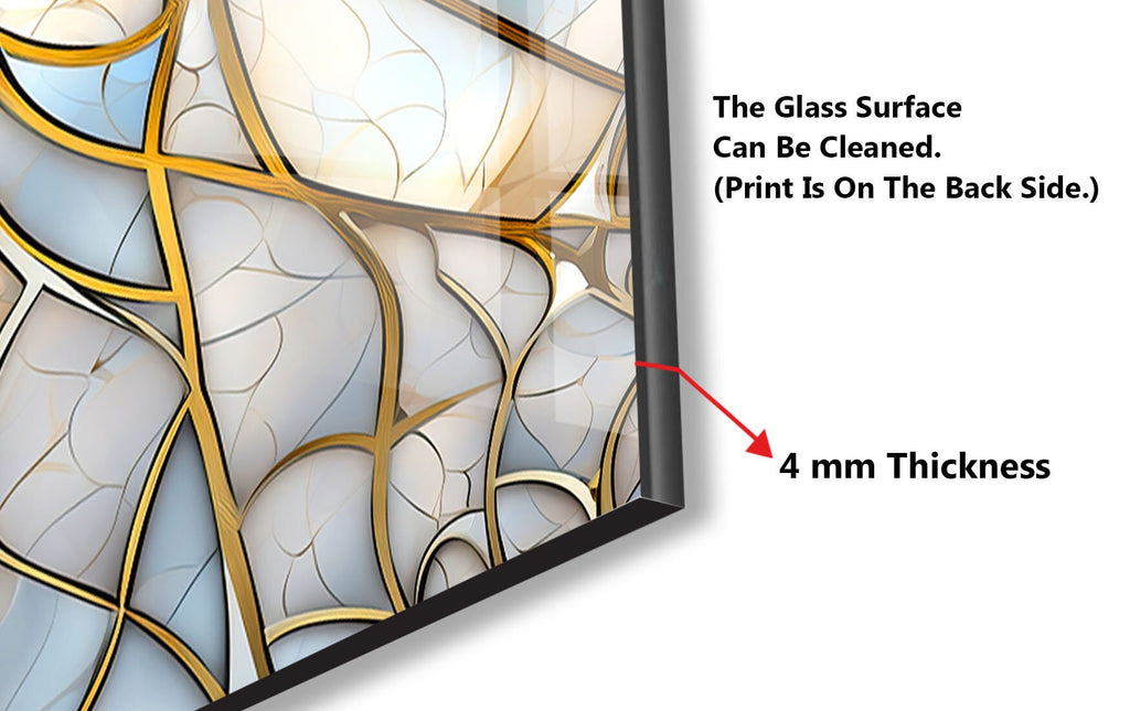 a close up of a glass window with measurements