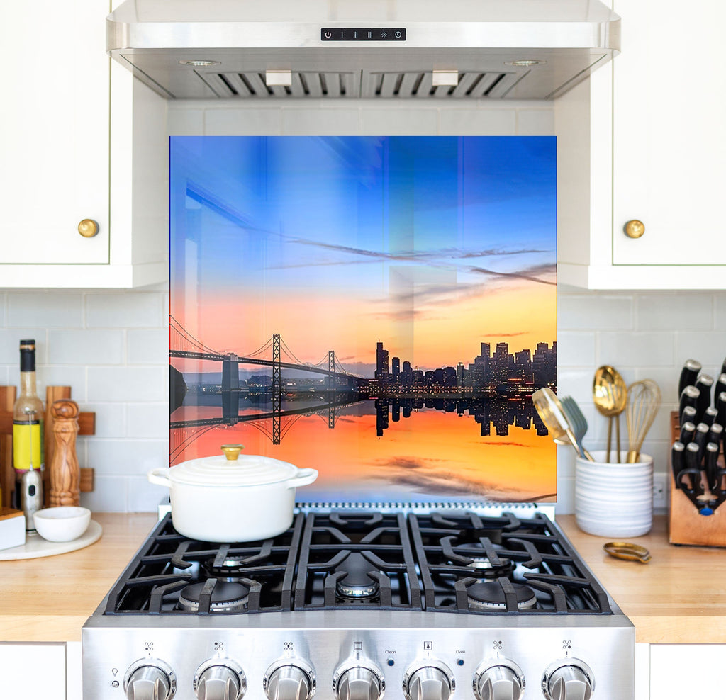 a stove top oven sitting inside of a kitchen