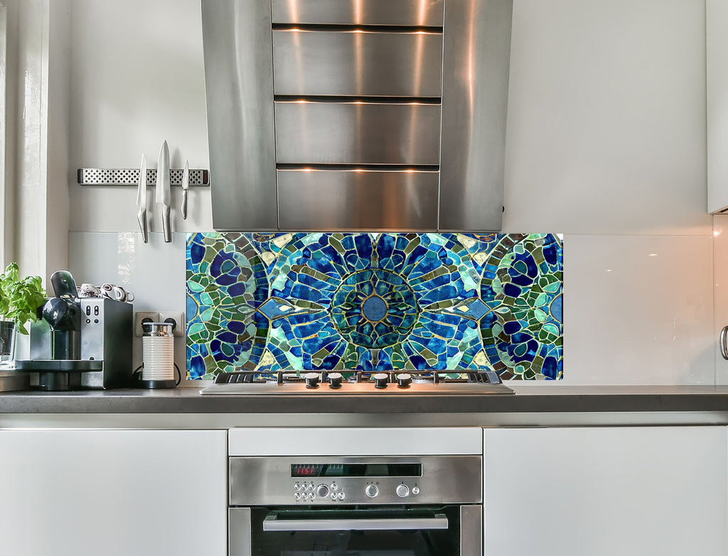 a stove top oven sitting inside of a kitchen