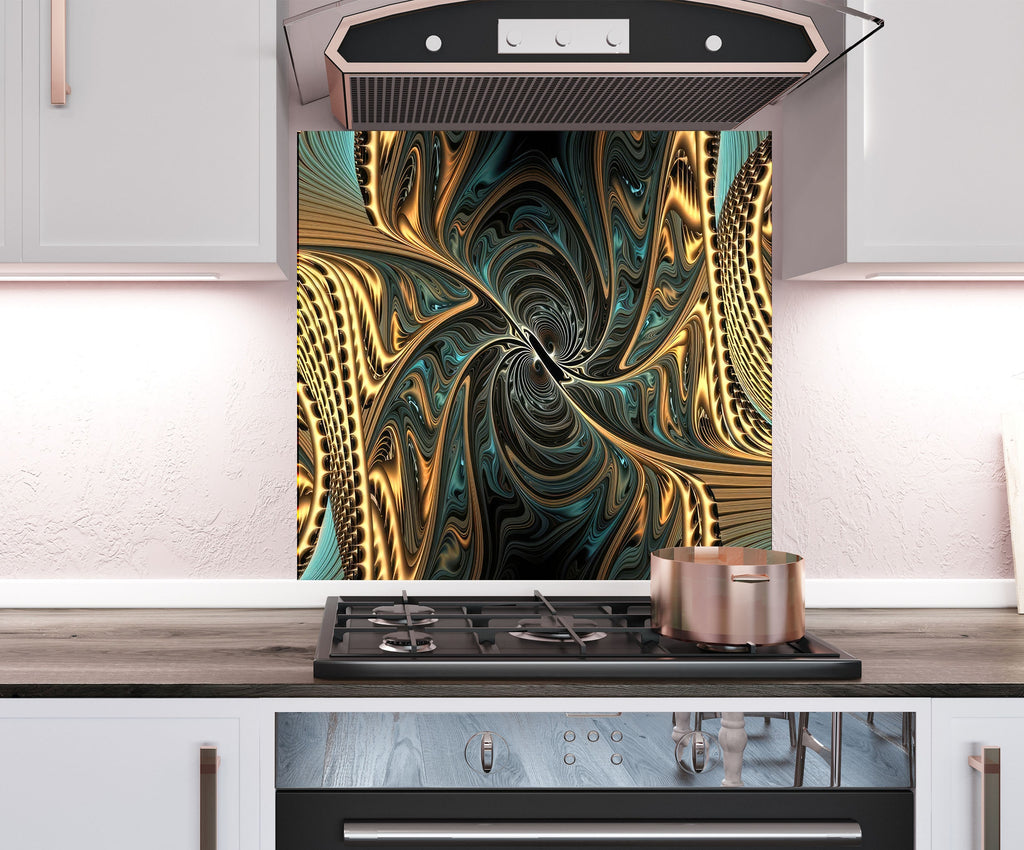 a stove top oven sitting inside of a kitchen