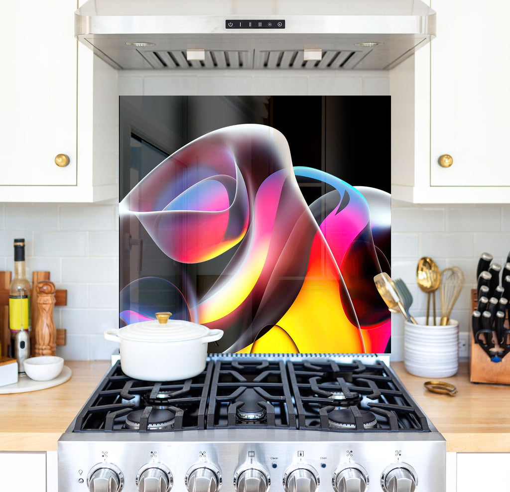 a stove top oven sitting inside of a kitchen