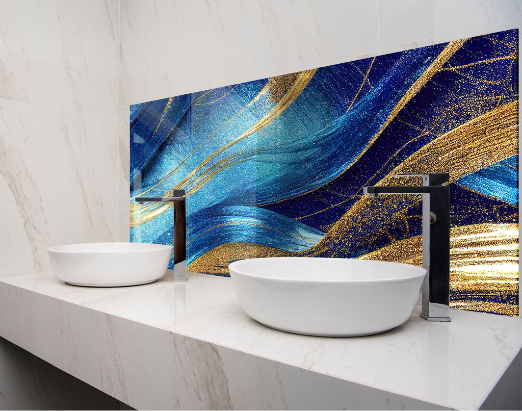 two white bowls sitting on top of a counter