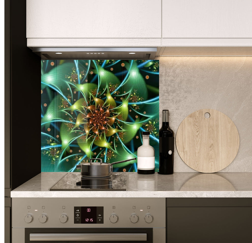 a stove top oven sitting under a wall mounted oven