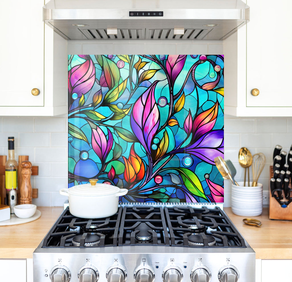 a stove top oven sitting inside of a kitchen