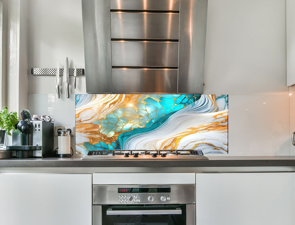 a stove top oven sitting inside of a kitchen