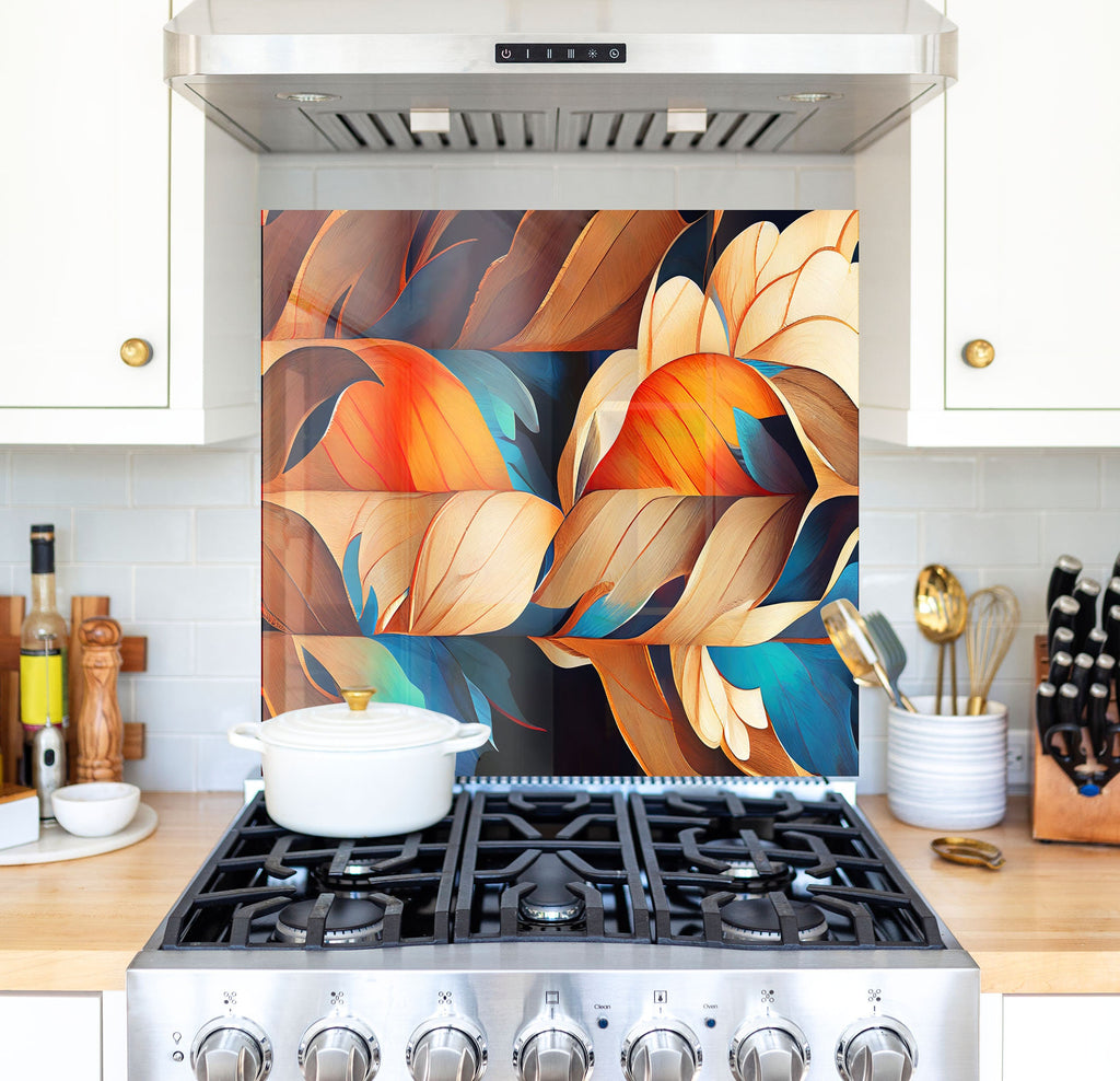 a stove top oven sitting inside of a kitchen