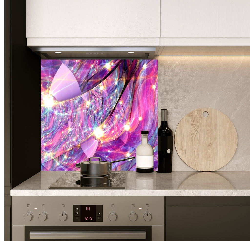 a stove top oven sitting inside of a kitchen