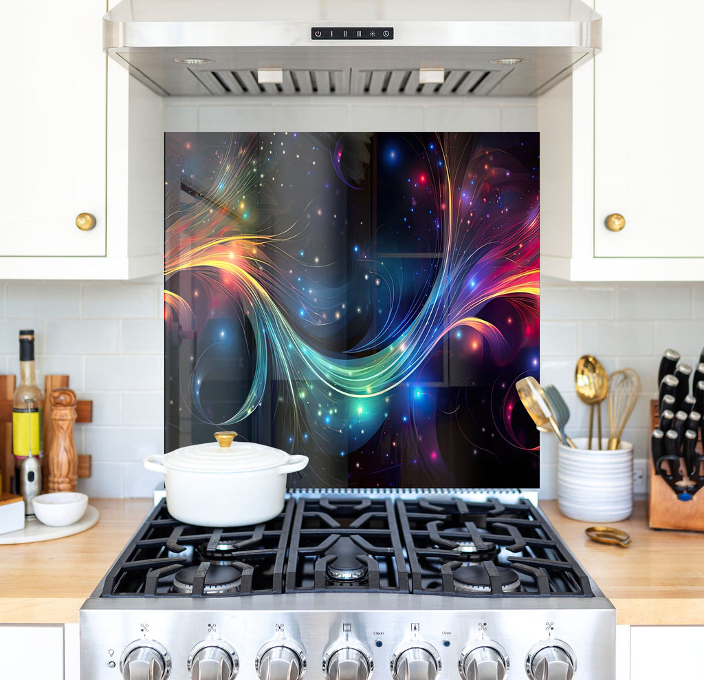 a stove top oven sitting inside of a kitchen