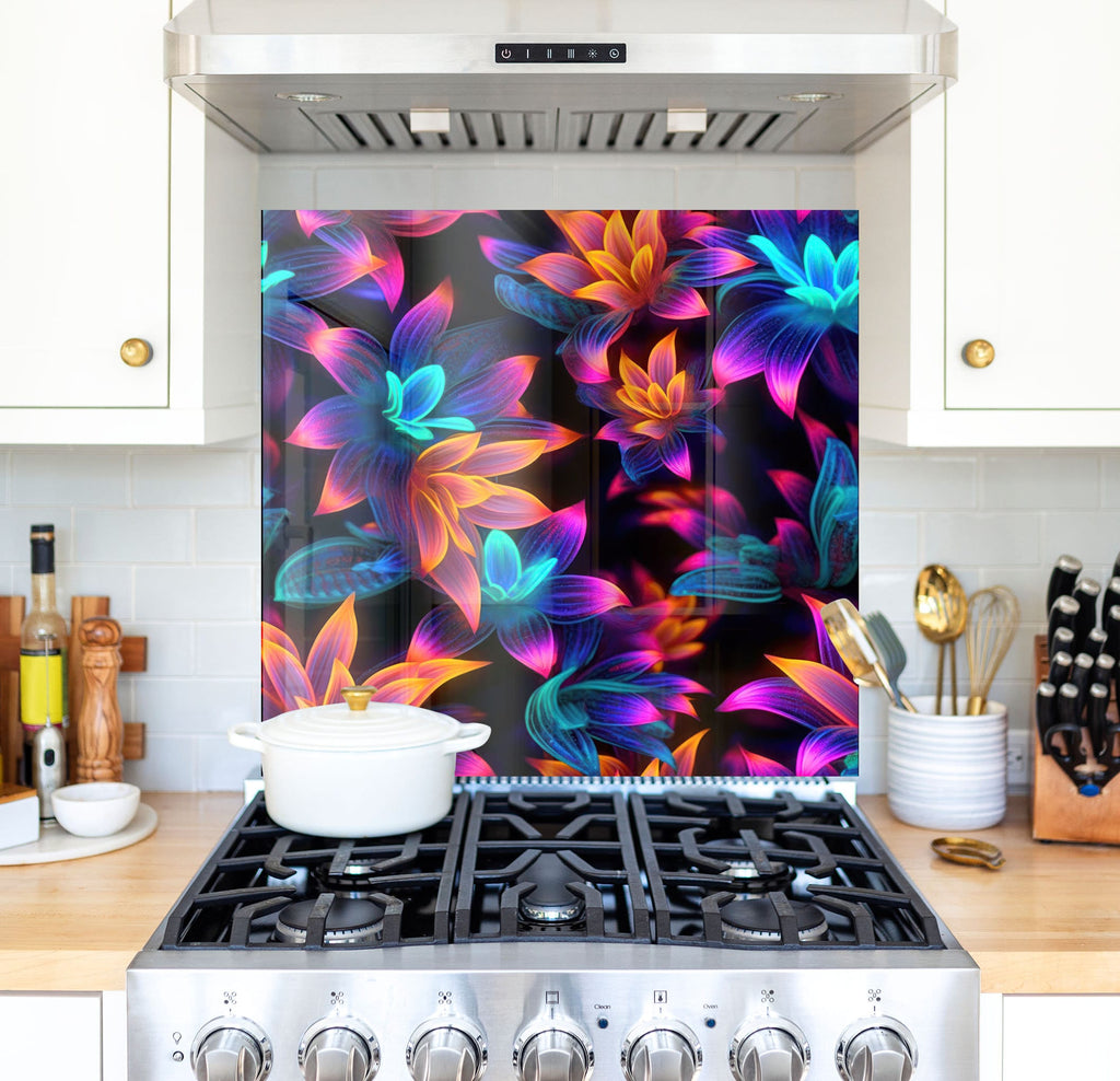 a stove top oven sitting inside of a kitchen