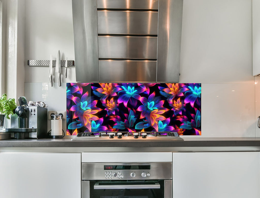 a stove top oven sitting inside of a kitchen