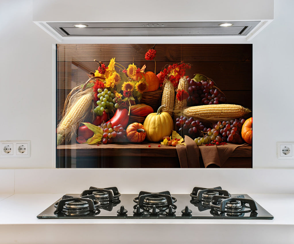 a picture of a bunch of fruits and vegetables on a stove